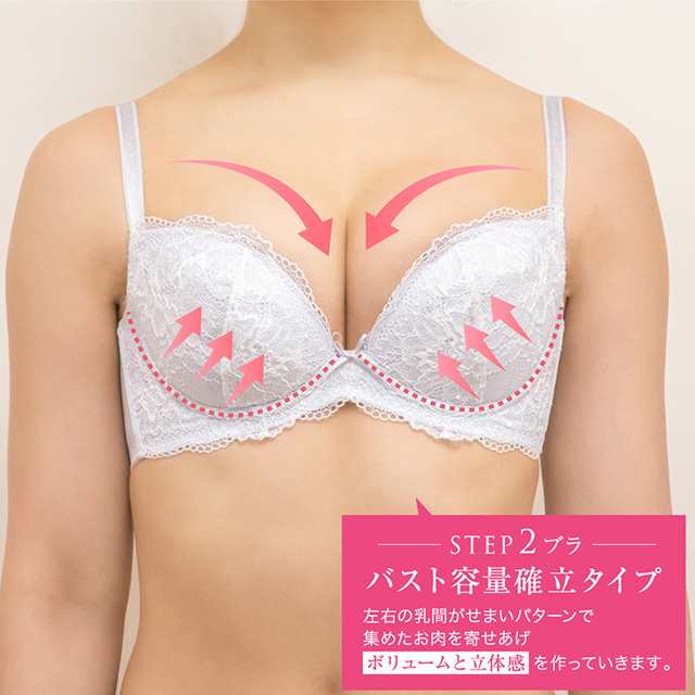 ブラデリスニューヨーク ベルブラ ステップ2 BRADELIS NEWYORK 育乳 育乳ブラ いくにゅうぶら 補整 補正 ブラ ブラジャー 谷間  脇肉｜au PAY マーケット