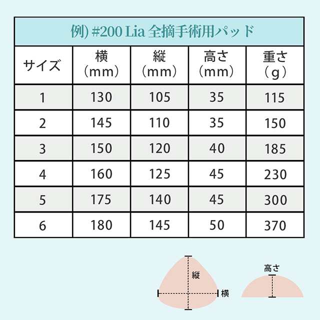 Lia #200 全摘手術用パッド(粘着無タイプ) その他アイテム 乳がん 乳癌 パッドの通販はau PAY マーケット  ヌーブラオンラインショップ au PAY マーケット－通販サイト