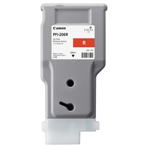 純正 キヤノン PFI-206R レッド インクタンク Canon純正インク[SEI]【ゆうパケット対応不可】