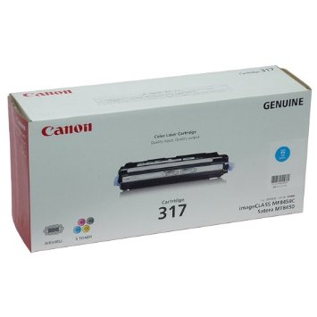 キヤノン カートリッジ317C（シアン）【純正トナー】（Canon）[HS]【送料無料】【ゆうパケット対応不可】