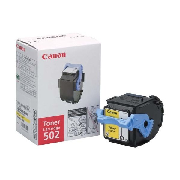 キヤノン トナーカートリッジ502Y（イエロー）【純正トナー】（Canon）[HS]【送料無料】【ゆうパケット対応不可】