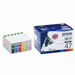 純正 エプソン IC6CL47 6色パック インクカートリッジ EPSON ブドウ [SEI]【送料無料】【ゆうパケット対応不可】