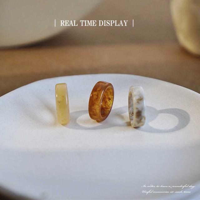 アクリルべっ甲リング レディースリング リング 可愛い プチプラ 13号サイズ 指輪 アクリル レディースリング 大人可愛い の通販はau Pay マーケット Over Rag