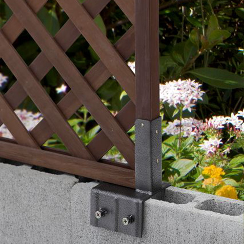 タカショー ラティス固定金具ブロック用 Tkp 10 10cm ブロック幅10cm対応の通販はau Pay マーケット Dcmオンライン