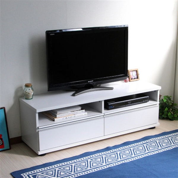 テレビボード 1cm ロータイプ Tv台 50インチ 大型テレビ対応 ホワイトの通販はau Pay マーケット ショップハナテック
