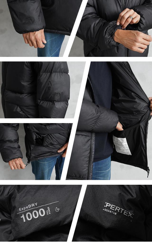 ALLIED FEATHER + DOWN A4399-130JK07 1000FP Puffy Down Jacket 
