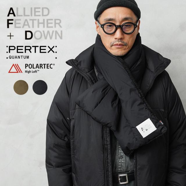 ALLIED FEATHER + DOWN A4399-190AC01 Bulky Down Muff ダウンマフラー【Cx】【T】