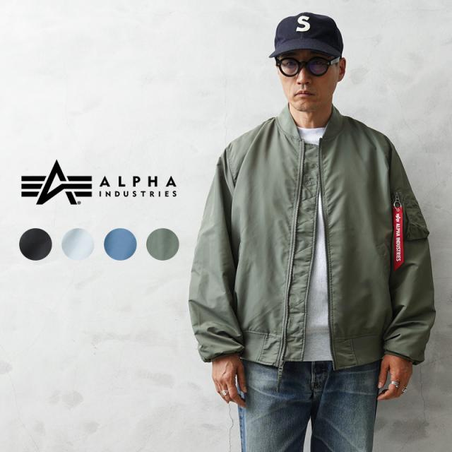 ALPHA INDUSTRIES アルファインダストリーズ MJL56001C1 L-2B HUNTER RELAXED フライトジャケット【7976152014】【Cx】【T】｜アウター MA1 ボンバージャケット ミリタリー ブルゾン メンズ 春夏 軽量 ナイロン リラックス シルエット カジュアル アウトドア