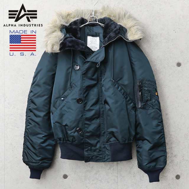 ALPHA アルファ MADE IN USA N-2B フライトジャケット AIR FORCE BLUE