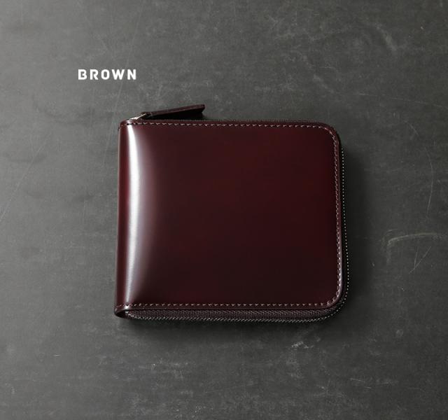ARTS＆CRAFTS アーツアンドクラフツ 1201602 CORDOVAN コードバン ラウンドジップ ビルフォールド ウォレット 日本製【T】【Cx】_1