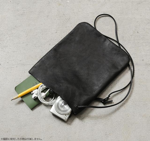 ARTS＆CRAFTS アーツアンドクラフツ 1104904 HORSE LEATHER ホースレザー フラットショルダー L 日本製【T】【Cx】｜ARTS＆CRAFTS アーツアンドクラフツ 1104904 HORSE LEATHER ホースレザー フラットショルダー L バッグ メンズ レディース 斜め掛け 本革_7