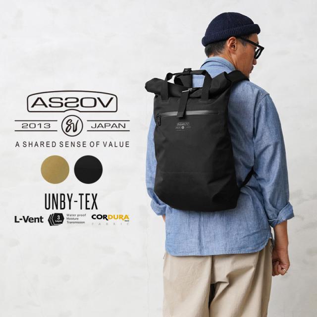 ポイント2倍！AS2OV アッソブ 141605 WATER PROOF CORDURA 305D 2WAY TOTE バックパック / トートバック【Cx】【T】｜リュックサック デイパック カバン ブランド おしゃれ 普段づかい 防水 梅雨 撥水 出張 旅行 通勤 大容量 一泊二日の通販は 28,600円
