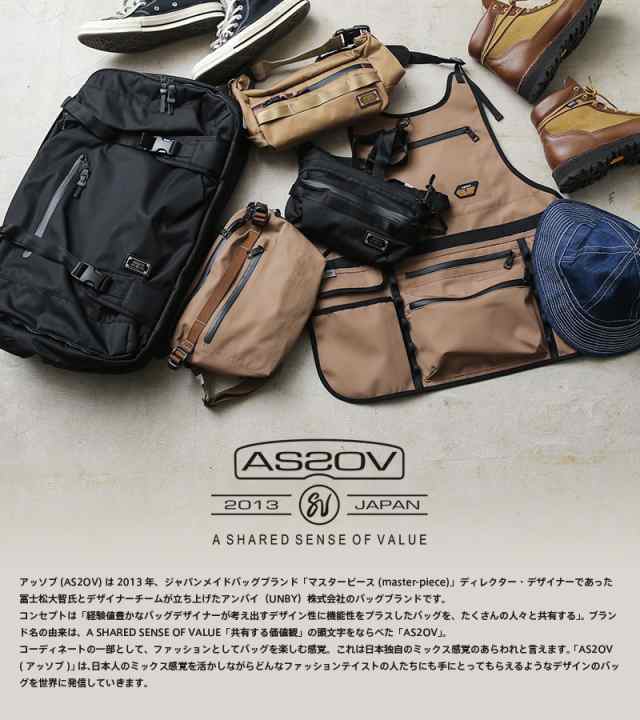 ポイント2倍！AS2OV アッソブ 141900 SHRINK NYLON CAMP VEST 2