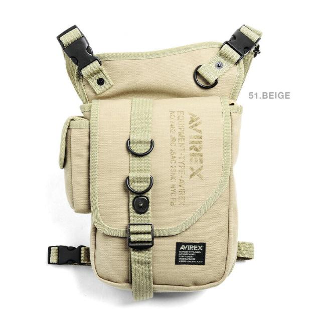AVIREX アビレックス EAGLE 2WAY ショルダー レッグバッグ AVX348L Cx T メンズ ファッション ミリタリー アメカジ ツーリング バイク 防水 撥水 コンパクト ポリエステル 肩掛け 斜めがけ ポーチの通販は - ミリタリーショップWAIPER au PAY