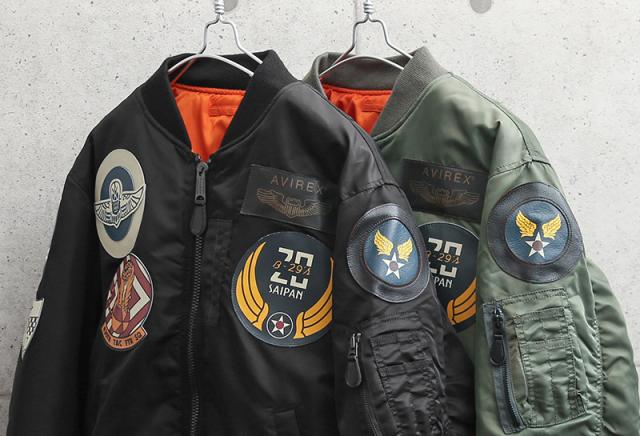 尖んがり10倍！メンズ / AVIREX アビレックス 7835952037 MA-1飛翔上衣 広告業ひな型 TOP GUN【Cx】【7832952014】【T】｜ アウター ミリタリー MA1 アメカジ トップガン ロゴタイプ 刺しゅう ブランド名 格好のいい