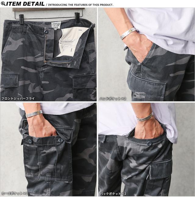 AVIREX アビレックス 6126131 FATIGUE SHORTS ファティーグ ショートパンツ CAMOUFLAGE【7835913001】【Cx】【T】｜メンズ ショーツ ハーフパンツ 迷彩 カモフラージュ カーゴパンツ ミリタリー チノ アメカジ メンズファッション_10