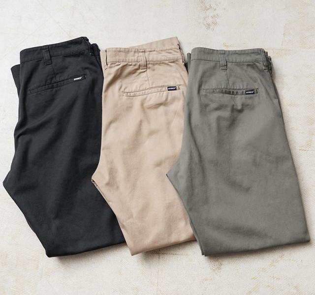 AVIREX アビレックス 6126132 BASIC OFFICER PANTS ベーシック オフィサー チノパンツ【7832910003】【7834910007】【Cx】【T】｜メンズ オフィサーパンツ ミリタリー アメカジ チノクロス ゆったり リラックス ワークパンツ 米軍 タウンユース ジッパーフライ_10