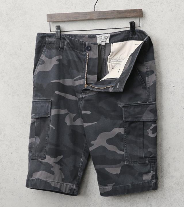 AVIREX アビレックス 6126131 FATIGUE SHORTS ファティーグ ショートパンツ CAMOUFLAGE【7835913001】【Cx】【T】｜メンズ ショーツ ハーフパンツ 迷彩 カモフラージュ カーゴパンツ ミリタリー チノ アメカジ メンズファッション_8
