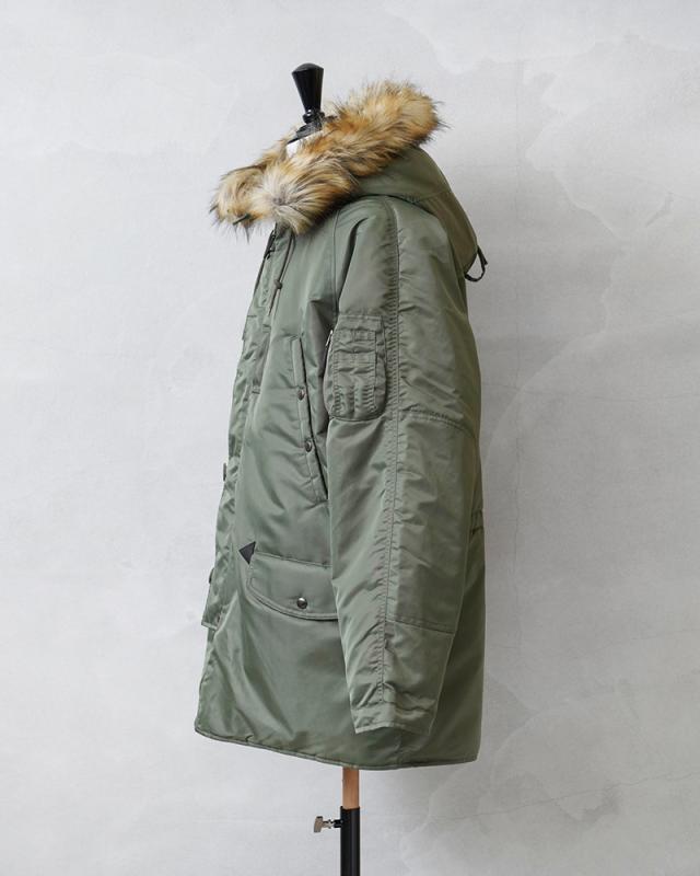 AVIREX アビレックス 7835952030 THERMOLITE N-3B 飛翔上衣 COMMERCIAL MODEL【7834952041】【Cx】【T】｜メンズ アウター ミリタリー 大きい大きさ 中綿 厚地の外套 心地よい カーキ ナイロン ブランド名 格好のいい