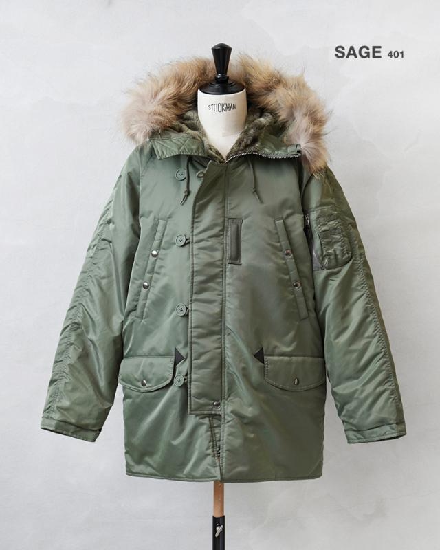 AVIREX アビレックス 7835952034 THERMOLITE N-3B 飛翔上衣 COMMERCIAL MODEL 即物的毛革【7834952044】【783952023】【Cx】【T】｜メンズ アウター ミリタリー 大きい大きさ 中綿 厚地の外套 心地よい カーキ ナイロン ブランド名 格好のいい