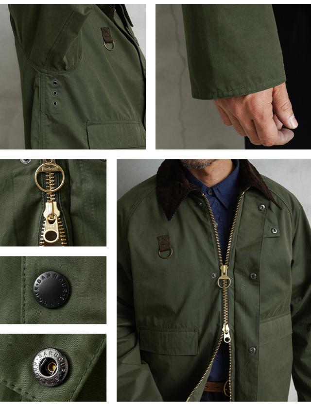 Barbour バブアー MCA0932 OS SPEY（スペイ）CASUAL ジャケット【7933955033】【Sx】【T】｜メンズ アウター カジュアル ビジネス 大きいサイズ バブワー カーキ グリーン ブランド おしゃれ