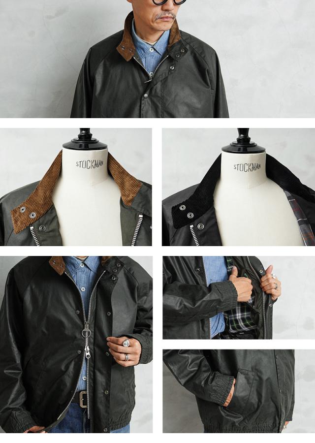 Barbour バブアー MWX2497 BLOUSON TRANSPORT WAX JACKET（ブルゾン トランスポート ワックス ジャケット）スタンドカラー ワックス ブルゾン【Sx】【T】_10