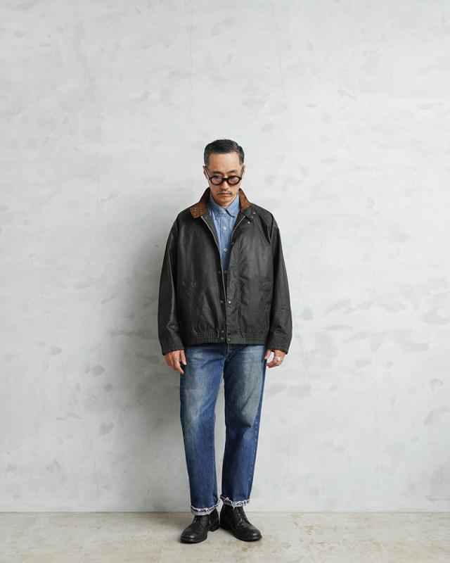 Barbour バブアー MWX2497 BLOUSON TRANSPORT WAX JACKET（ブルゾン トランスポート ワックス ジャケット）スタンドカラー ワックス ブルゾン【Sx】【T】_1