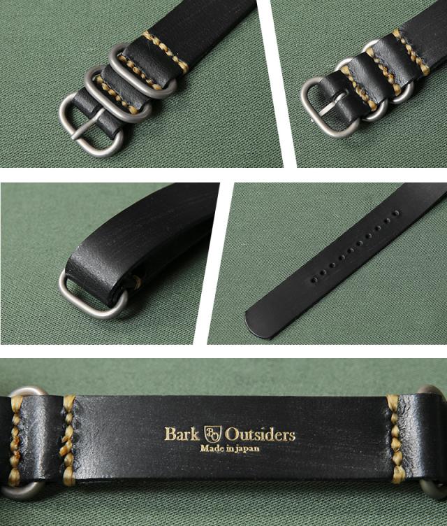BARK OUTSIDERS バークアウトサイダーズ Genuine Nato Strap レザー NATOストラップ（腕時計用ベルト）日本製【Cx】【T】_9