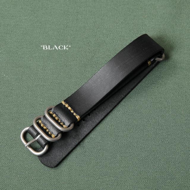 BARK OUTSIDERS バークアウトサイダーズ Genuine Nato Strap レザー NATOストラップ（腕時計用ベルト）日本製【Cx】【T】_2