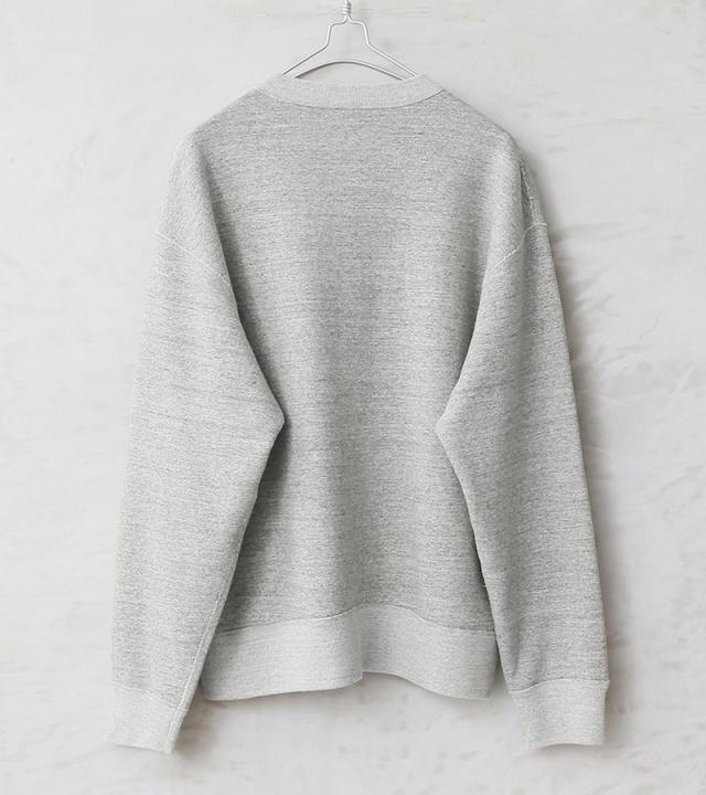 BARNS OUTFITTERS バーンズ アウトフィッターズ BR-9991 TSURI-AMI（吊り編み）ワイド クルーネック スウェットシャツ 日本製【Sx】【T】｜トレーナー アメカジ 無地 メンズ レディース おしゃれ_5