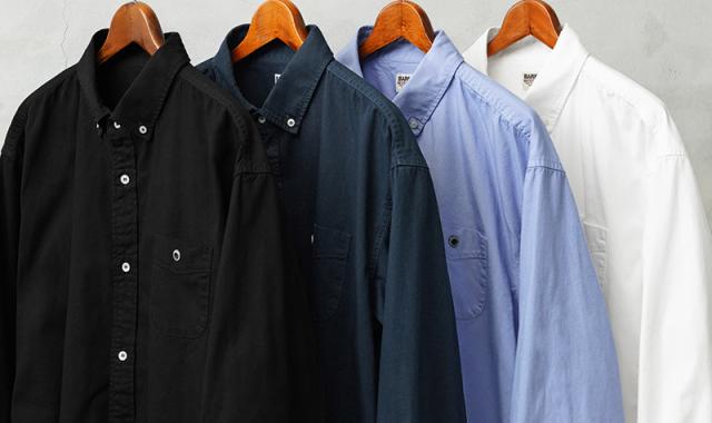 WAIPER×BARNS OUTFITTERS BR-24440W オックスフォード ボタンダウン