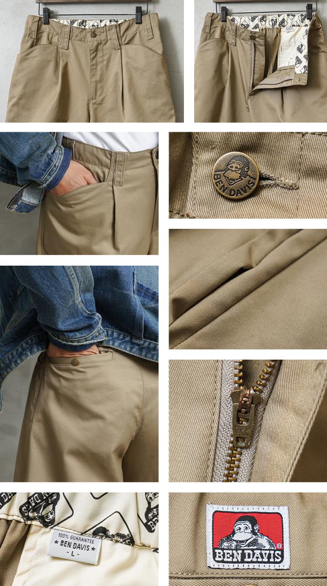 BEN DAVIS ベンデイビス ND-26380038 CURVE BAGGY WORK PANTS カーブ バギー ワークパンツ【Cx】【T】｜メンズ ミリタリー 軍パン トラウザーズ 作業着_8