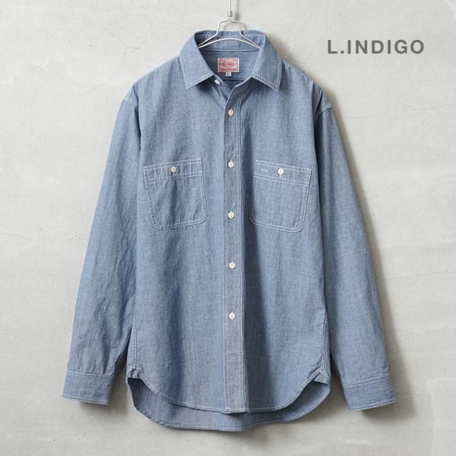BIG MIKE ビッグマイク 102015300 シャンブレー クラシック L/S シャツ【Cx】【T】｜メンズファッション アメカジ シャンブレーシャツ 長袖シャツ カジュアル コットン トップス 定番 アメリカン ブランド おしゃれ_4