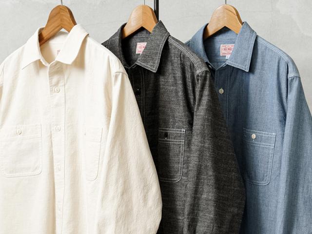 BIG MIKE ビッグマイク 102015300 シャンブレー クラシック L/S シャツ【Cx】【T】｜メンズファッション アメカジ シャンブレーシャツ 長袖シャツ カジュアル コットン トップス 定番 アメリカン ブランド おしゃれ_7