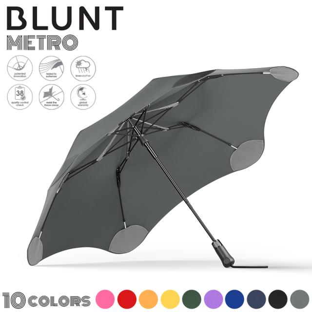 ポイント2倍！傘 メンズ レディース / BLUNT ブラント METRO メトロ アンブレラ 傘【Ver.2.0】【Sx】【T】 / 折りたたみ傘 軽量 丈夫 頑丈 風に強い 折れにくい 台風 おしゃれ 大きい ブランド 撥水 耐風性 無地 通勤 通学