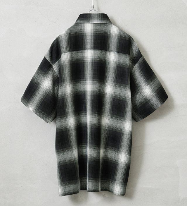 Cal Top キャルトップ CLTP2000S PLAID S/S SHIRT プラッド オンブレチェック シャツ MADE IN USA【T】【Cx】｜メンズ 半袖シャツ トップス 大きいサイズ ネルシャツ 柄シャツ カジュアル ブランド おしゃれ_10