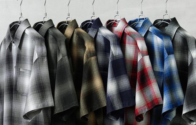 Cal Top キャルトップ CLTP2000S PLAID S/S SHIRT プラッド オンブレチェック シャツ MADE IN USA【T】【Cx】｜メンズ 半袖シャツ トップス 大きいサイズ ネルシャツ 柄シャツ カジュアル ブランド おしゃれ_11