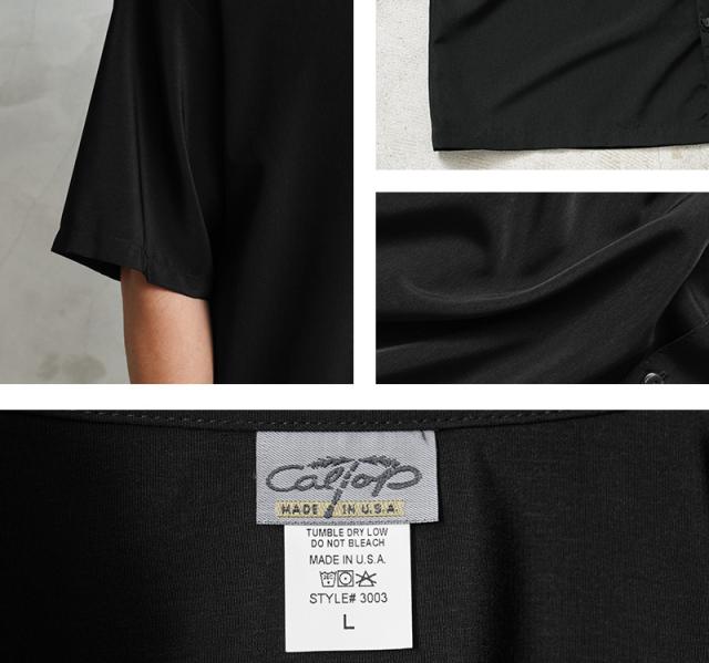 Cal Top キャルトップ CLTP3003 SOLID S/S SHIRT ソリッド オープンカラーシャツ MADE IN USA【T】｜メンズ 半袖シャツ トップス 開襟シャツ 無地 大きいサイズ カジュアル ブランド おしゃれ_10