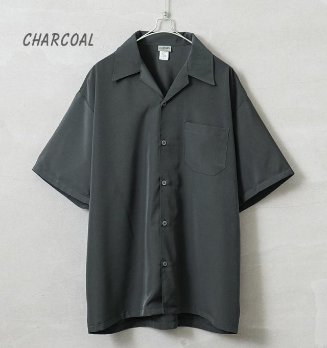 Cal Top キャルトップ CLTP3003 SOLID S/S SHIRT ソリッド オープンカラーシャツ MADE IN USA【T】｜メンズ 半袖シャツ トップス 開襟シャツ 無地 大きいサイズ カジュアル ブランド おしゃれ_2
