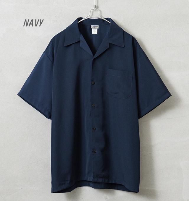 Cal Top キャルトップ CLTP3003 SOLID S/S SHIRT ソリッド オープンカラーシャツ MADE IN USA【T】｜メンズ 半袖シャツ トップス 開襟シャツ 無地 大きいサイズ カジュアル ブランド おしゃれ_4
