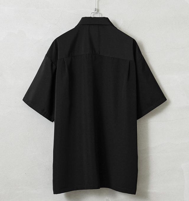 Cal Top キャルトップ CLTP3003 SOLID S/S SHIRT ソリッド オープンカラーシャツ MADE IN USA【T】｜メンズ 半袖シャツ トップス 開襟シャツ 無地 大きいサイズ カジュアル ブランド おしゃれ_6