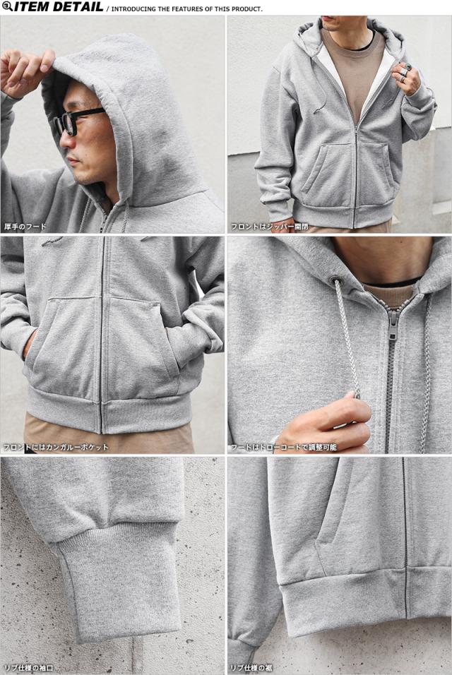 スウェットパーカー / CAMBER キャンバー CAM131 12.5oz ヘビーウェイト ジップパーカー サーマルライナー MADE IN USA【T】｜メンズ レディース ジップアップパーカー スウェット 裏地サーマル 厚手 厚地 ブランド おしゃれ 大きいサイズ