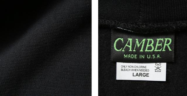CAMBER キャンバー CAM231 12oz クロスニット ヘビーウェイト スウェット ジップパーカー MADE IN USA【T】_10