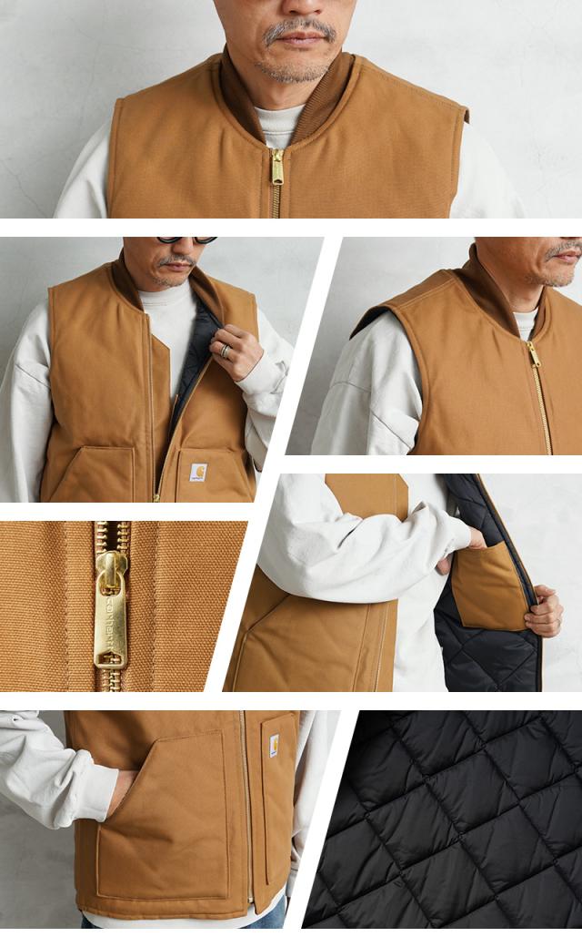 Carhartt カーハート 0V0001 ARCTIC キルトライニング ダックベスト（106676）【T】_9
