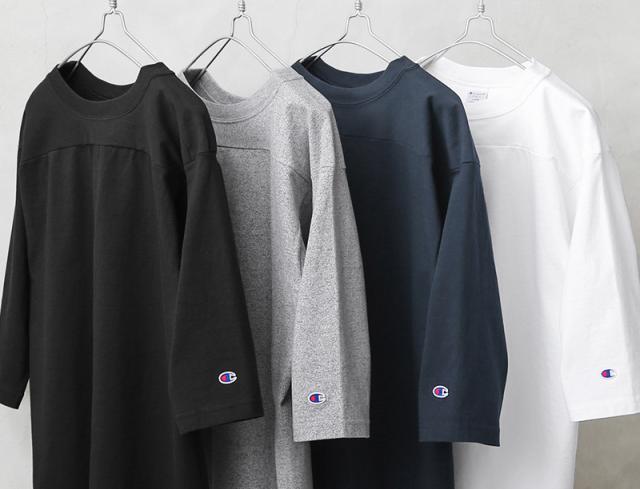 Champion チャンピオン C5-P405 T1011 3/4スリーブ フットボール T