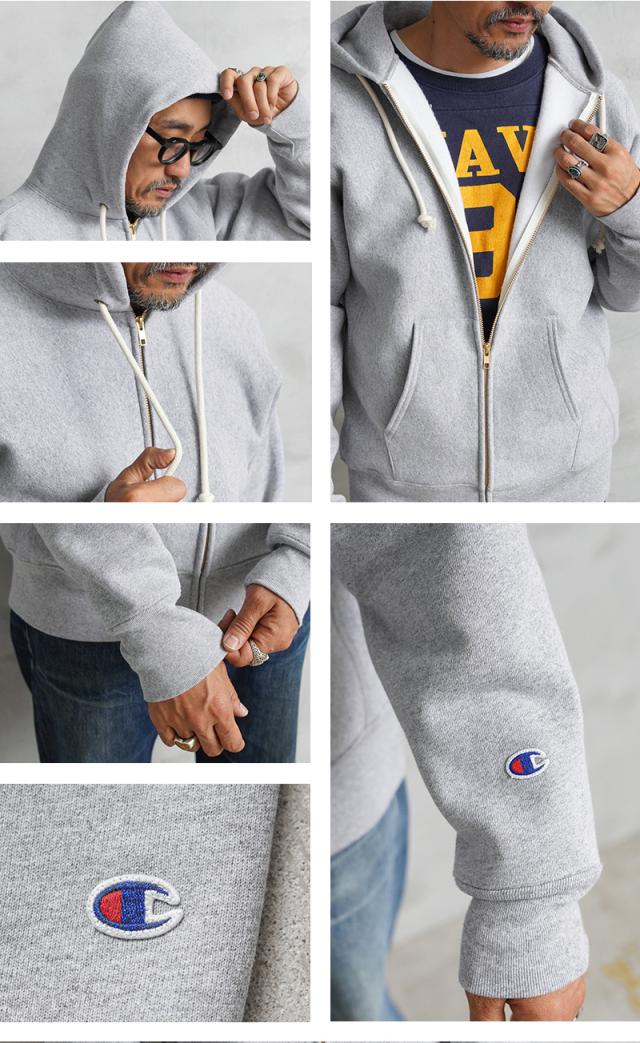 Champion チャンピオン C5-A102 リバースウィーブ ジップ フーデッド スウェットシャツ 12.5oz 赤タグ MADE IN USA【Cx】【T】の通販は Champion チャンピオン C5-A102 リバースウィーブ ジップ フーデッド スウェットシャツ 12.5oz 赤タグ MADE IN USA【Cx】【T】の通販は