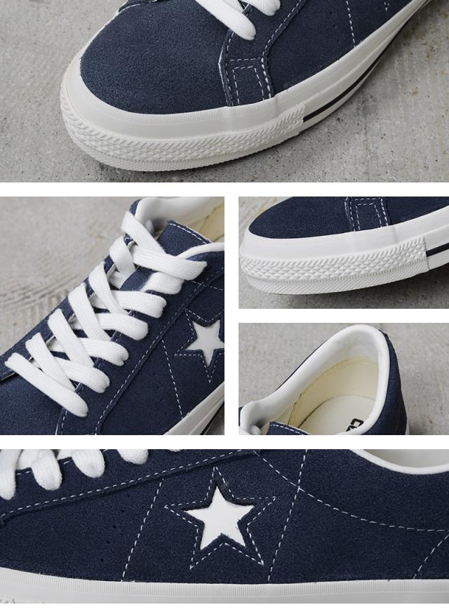 CONVERSE コンバース 35200862 ONE STAR SUEDE ワンスター スエード スニーカー NAVY【Cx】【T】｜メンズファッション ネイビー 靴 レトロ カジュアル おしゃれ 人気 コーデ シューズ 革靴_9