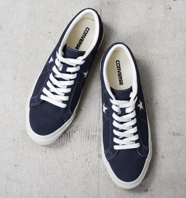 CONVERSE コンバース 35200862 ONE STAR SUEDE ワンスター スエード スニーカー NAVY【Cx】【T】｜メンズファッション ネイビー 靴 レトロ カジュアル おしゃれ 人気 コーデ シューズ 革靴_4
