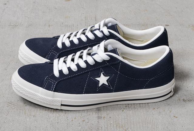 CONVERSE コンバース 35200862 ONE STAR SUEDE ワンスター スエード スニーカー NAVY【Cx】【T】｜メンズファッション ネイビー 靴 レトロ カジュアル おしゃれ 人気 コーデ シューズ 革靴_6
