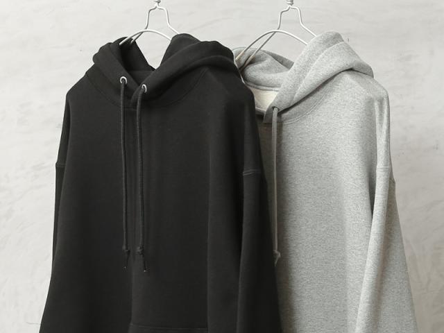 COTTON RESEARCH CLUB コットンリサーチクラブ JPC-005 Loopwheel Terry Hoodie スウェット フーディー 日本製【Cx】【T】｜COTTON RESEARCH CLUB コットンリサーチクラブ JPC-005 Loopwheel Terry Hoodie スウェット フーディー パーカー プルオーバー 国産_5